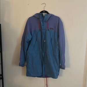 Patagonia Blue and Purple Hooded Jacket